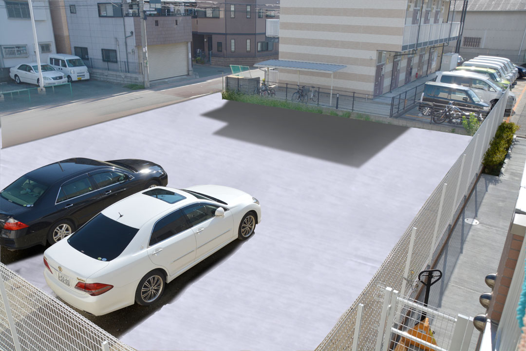 平野区　グループホーム　れもんの木　駐車場