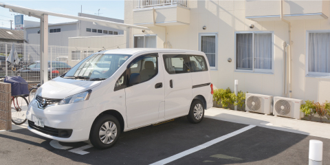 れもんの樹 加美正覚寺_送迎車駐車場