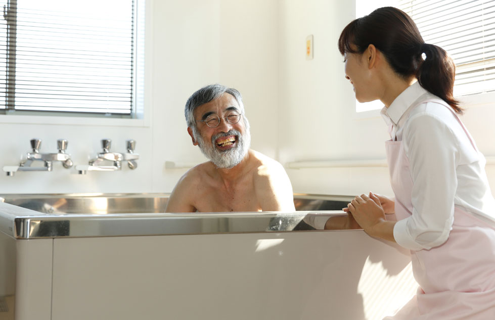 平野区　グループホーム　れもんの木　入浴