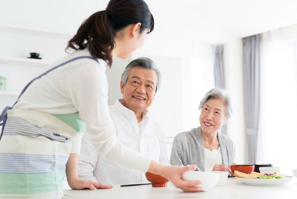 平野区　グループホーム　れもんの木　食事