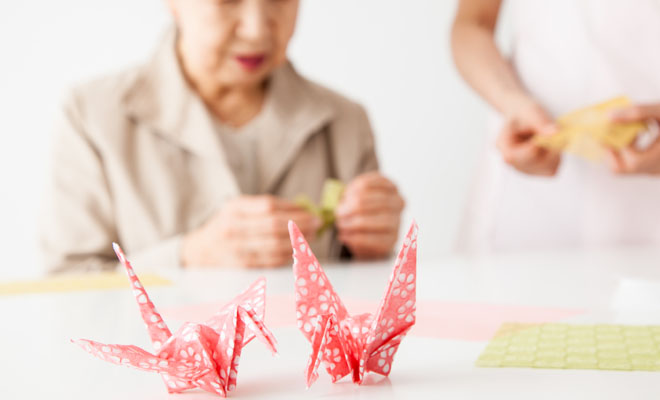 平野区　グループホーム　れもんの木　趣味の時間